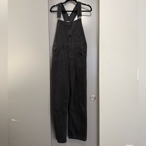 Free People Ziggy overalls black